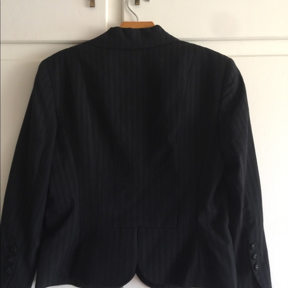 Bebe Black Cropped Tuxedo Style Jacket - Picture 7 of 8